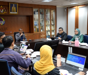 Sesi Perbincangan Teknikal Mengenai Perisian Tableau antara Jabatan Penerangan Malaysia dan IYRES 2